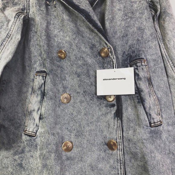 Denim x Alexander Wang Trench Coat - Picture 4 of 9